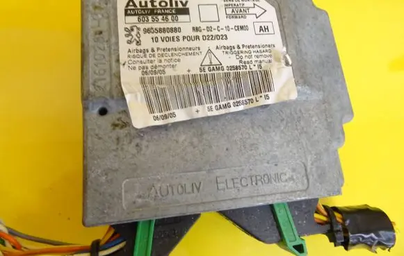Peugeot 407 Airbag control unit/module 603554600 9655880880