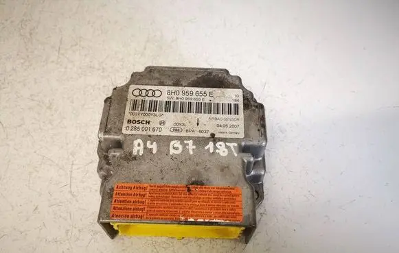 Audi A4 S4 B7 8E 8H Airbag control unit/module 8H0959655E 0285001670