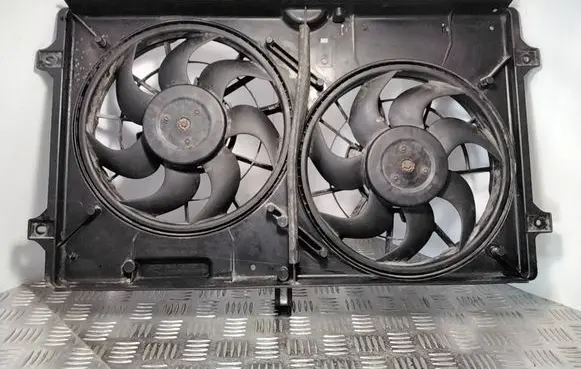 Seat Alhambra (Mk1) Radiator cooling fan shroud 7M3121207B R3U3A YM218147AB