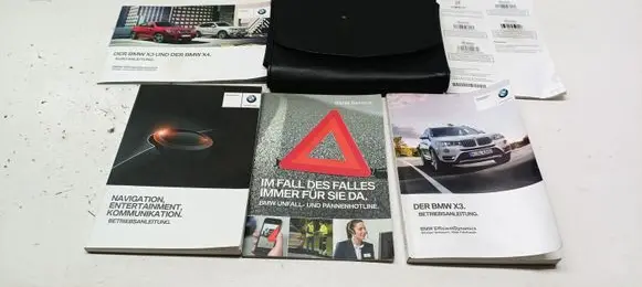 BMW X3 F25 Owners service history hand book 