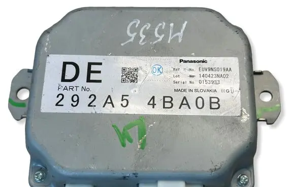 Nissan Juke I F15 Other control units/modules 92A54BA0B EUV9NS019AA 0153933
