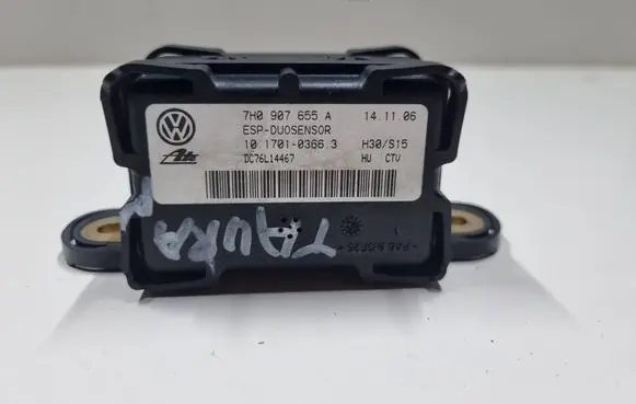 Volkswagen Touran I ESP acceleration yaw rate sensor 7H0907655A DC76L14467 10170103663