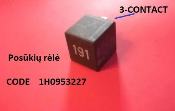 Volkswagen PASSAT B3 Light relay 1H0953227