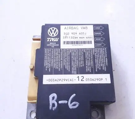 Volkswagen PASSAT B6 Airbag control unit/module 3C0909605J