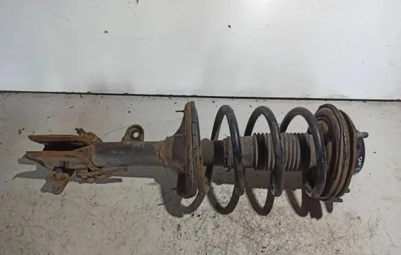 Front shock absorber with coil spring
