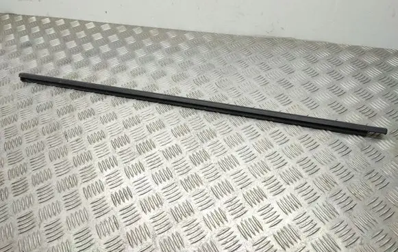 Front door glass trim molding