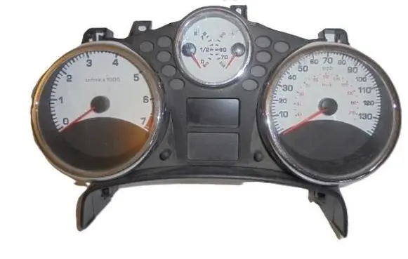 Peugeot 207 Speedometer (instrument cluster) 9666748980