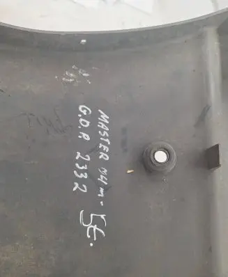 Rear bumper corner part panel trim