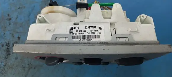 Opel Meriva A Air conditioning/heating control unit 