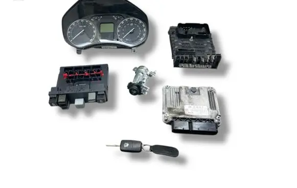Skoda Octavia Mk2 (1Z) Engine ECU kit and lock set 03G906021TC 03G906021AN 0281014712