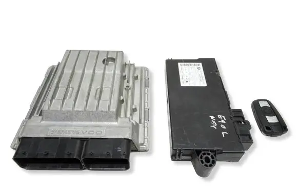 BMW 3 E90 E91 Engine ECU kit and lock set 7568842 31870398 6943814