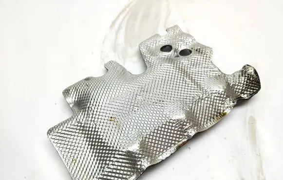 Heat shield in engine bay