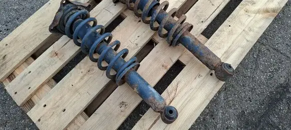 Audi 100 S4 C4 Rear shock absorber with coil spring