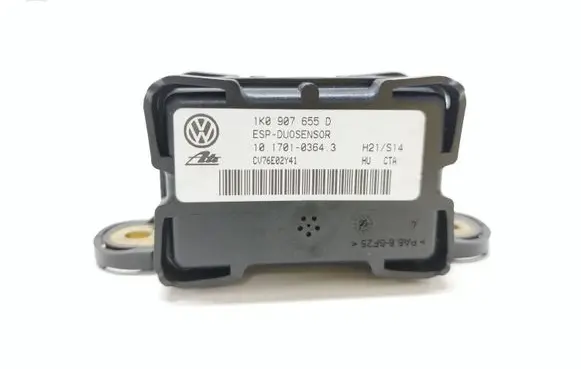Volkswagen Golf Plus ESP acceleration yaw rate sensor 1K0907655D CV76E02Y41 10170103643