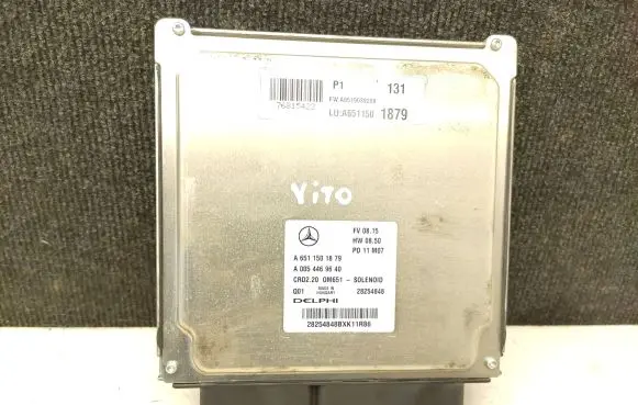 Mercedes-Benz Vito Viano W639 Engine control unit/module A6511501879 28254848 A0054469640