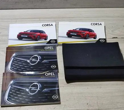 Opel Corsa F Owners service history hand book 