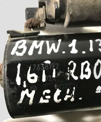 BMW 1 F20 F21 Starter motor 7638192