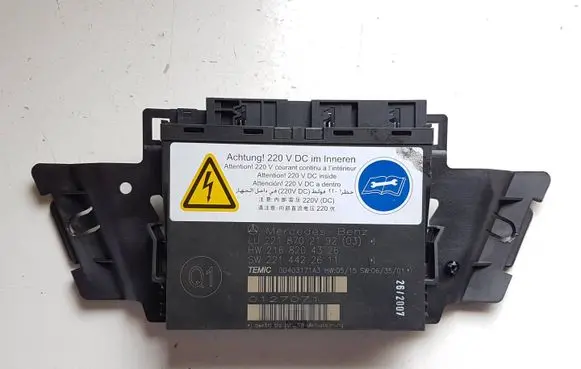 Mercedes-Benz S W221 Seat control module 2218702192 2168204326 2214422611