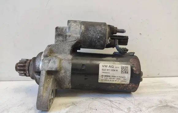 Audi A1 Starter motor 02Z911024H 19092012 0001153007
