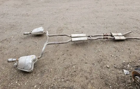 Audi A6 S6 C6 4F Muffler/silencer 4F0253411N 4F0118