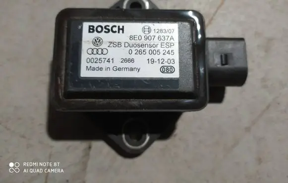 Volkswagen PASSAT B5.5 ESP acceleration yaw rate sensor 8E0907637A