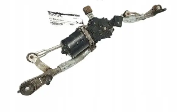 Front wiper linkage and motor