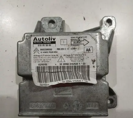 Citroen C4 I Picasso Airbag control unit/module 610955800 9665396680