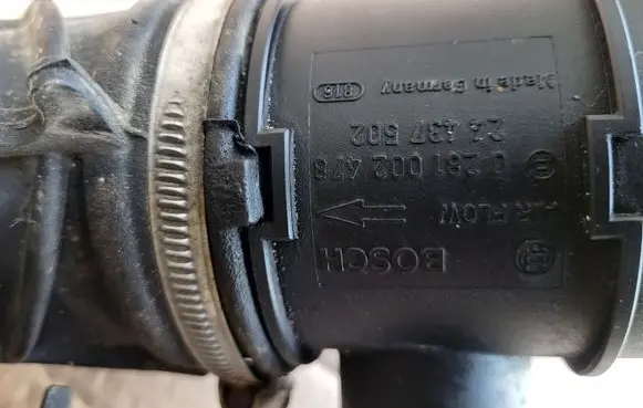 Opel Zafira A Mass air flow meter 0281002478 24437502