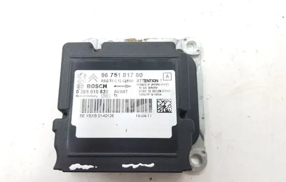 Peugeot 5008 Airbag control unit/module 9675181780 0285010830