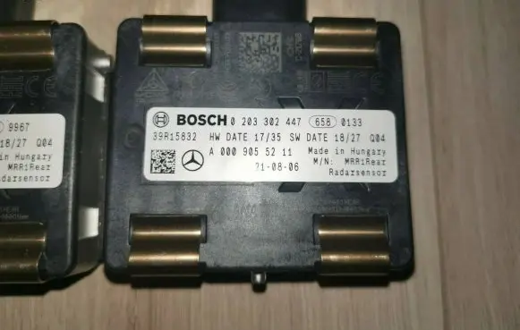 Distronic sensor radar