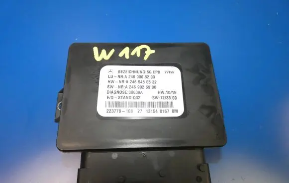 Mercedes-Benz CLA C117 X117 W117 Hand brake control module A2465450532 A2469025900 A2469005203