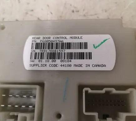 Chrysler Grand Voyager V Door control unit/module P68050497AA TRD1788B1597