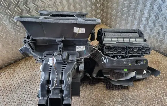 Interior heater climate box assembly