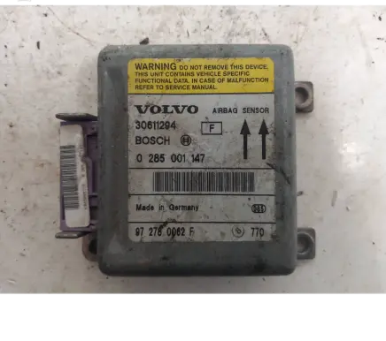 Volvo S40, V40 Airbag control unit/module 30611294 972780062F 0285001147