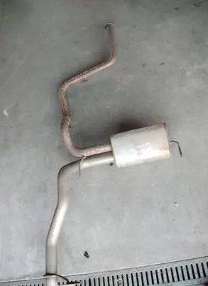 Opel Zafira C Rear muffler/silencer tail pipe 160KM