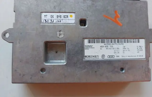 Audi A6 S6 C6 4F MMI control unit 4E0035729 4F0910729Q