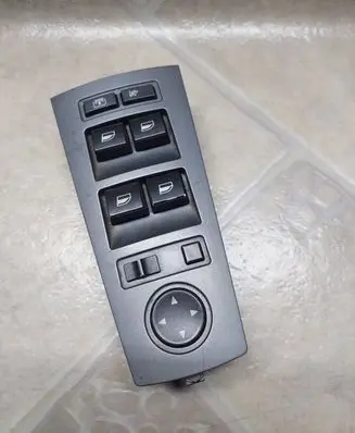 BMW 7 E65 E66 Electric window control switch 6917106 E0200099
