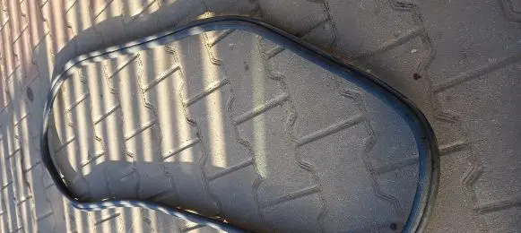 Volvo S80 Trunk rubber seal (body) 