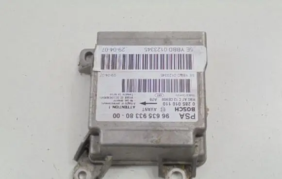 Peugeot 207 CC Airbag control unit/module 9663593380