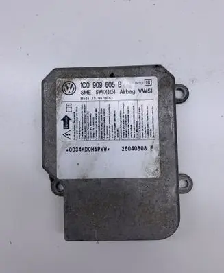 Volkswagen PASSAT B5.5 Airbag control unit/module 1C0909605B 5WK43124