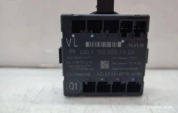 Mercedes-Benz GL X166 Door control unit/module A1669007409