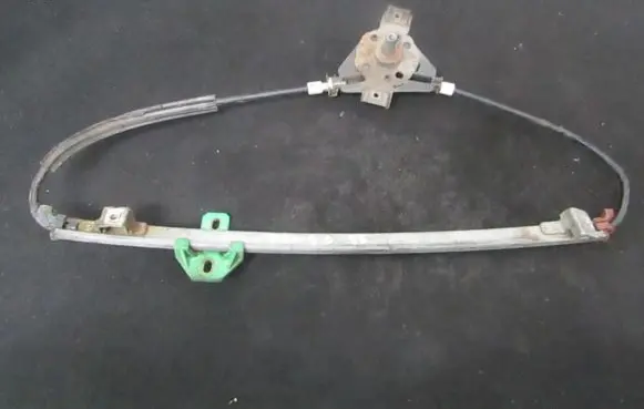 Sliding door window regulator with motor