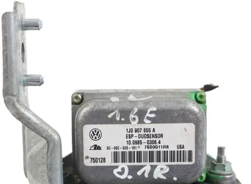 Volkswagen Golf IV ESP acceleration yaw rate sensor 1J0907655A 1J1907637D