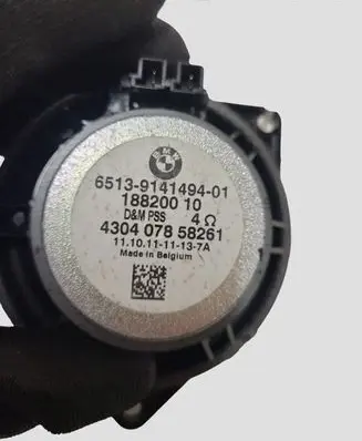 BMW X5 E70 Rear door speaker 65139141494 18820010 430407858261