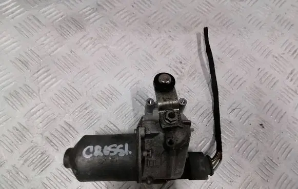 Front wiper linkage and motor