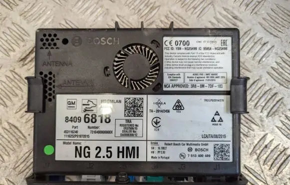 Opel Mokka X GPS navigation control unit/module 84096818