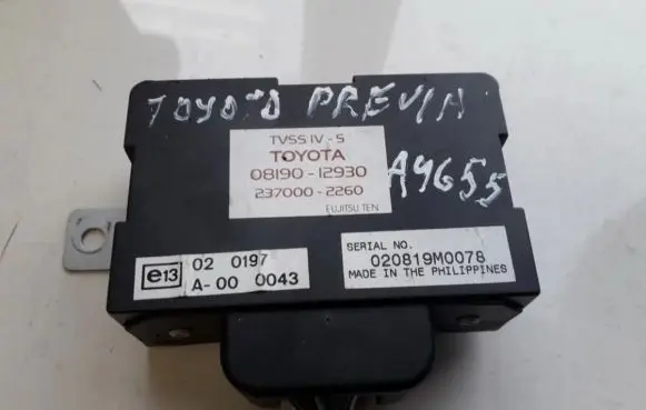Toyota Previa (XR30, XR40) II Alarm control unit/module 0819012930 08190-12930