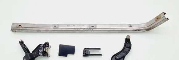 Volkswagen Caddy Roller guide/hinge set 2K0843872K 2K0843335A 2K0843884C