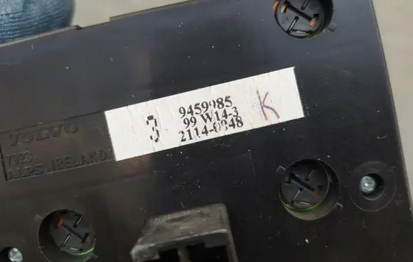 Volvo S80 Light switch 9459985