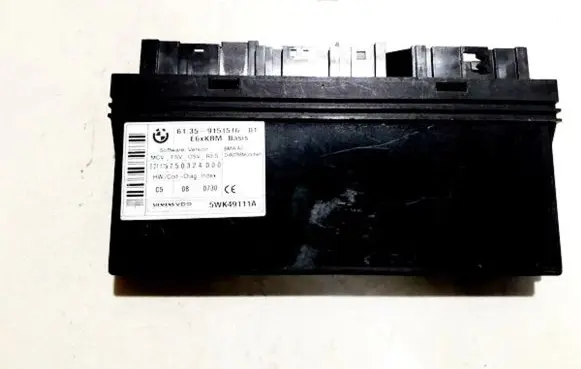 BMW 5 E60 E61 Comfort/convenience module 61359151516 5wk49111a
